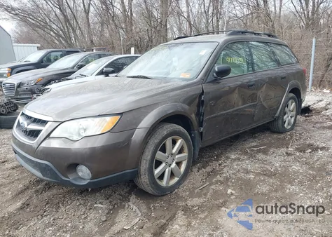 2008 Subaru Outback 2.5I/2.5I L.l. Bean Edition из США, поврежденный, VIN 4S4BP61C687349002